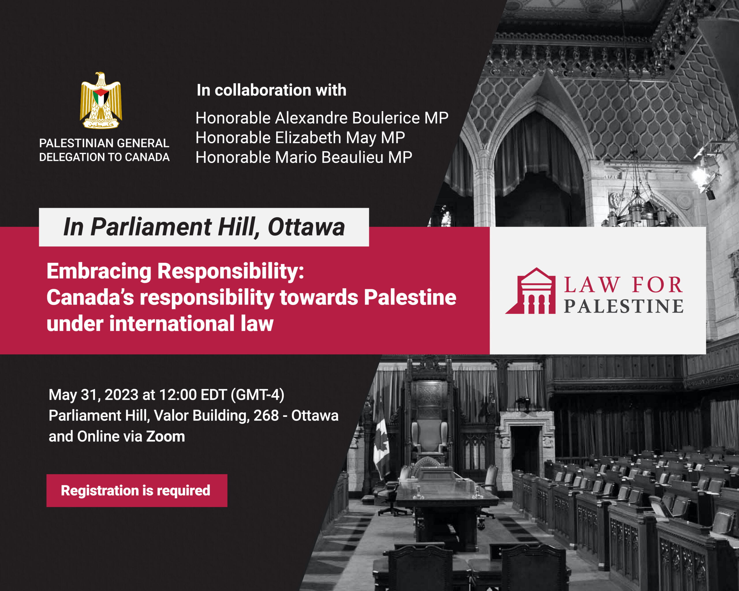 Parliament Hill: Canada’s responsibility towards Palestine in international law