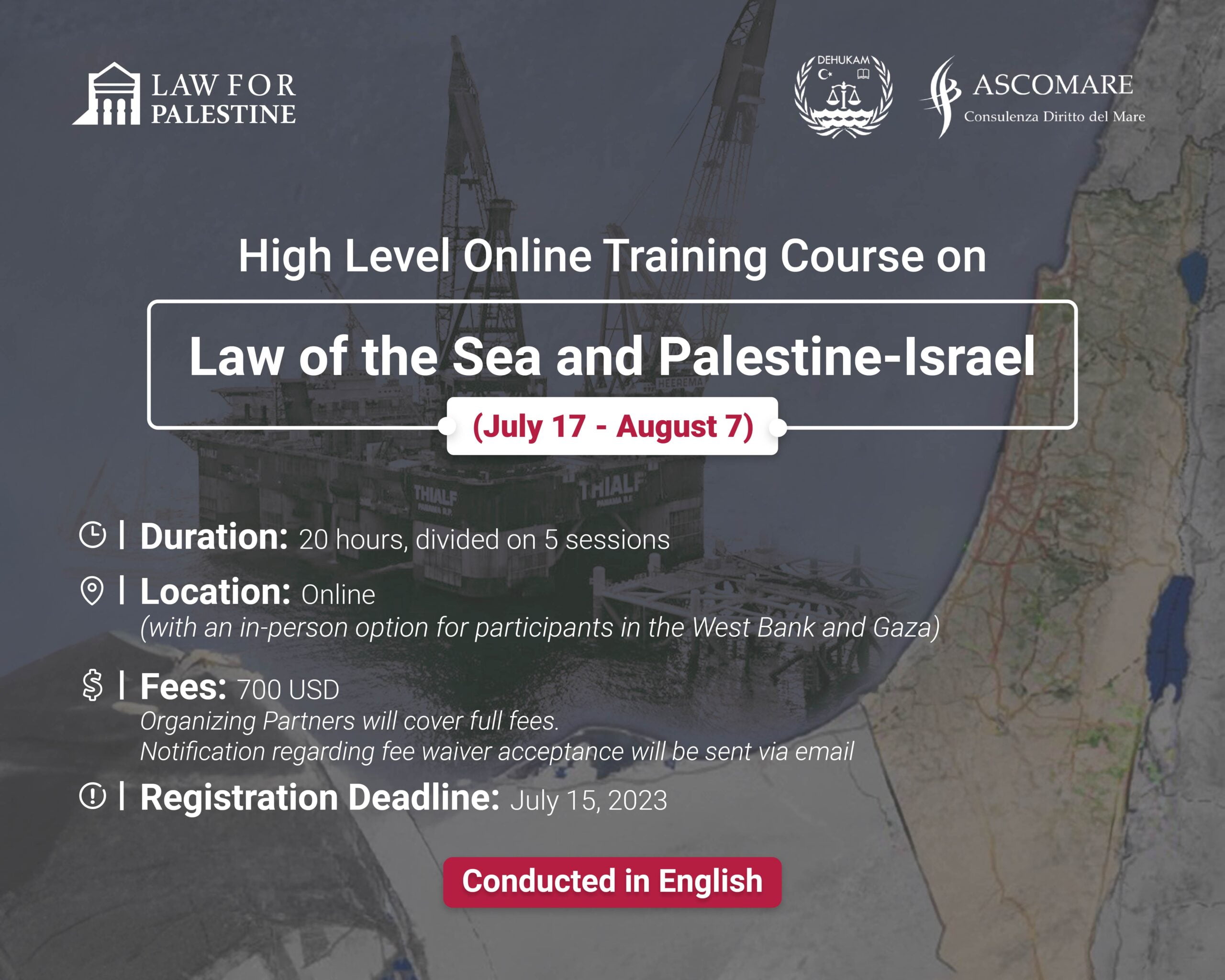 Training Course Law Sea Palestine Israel
