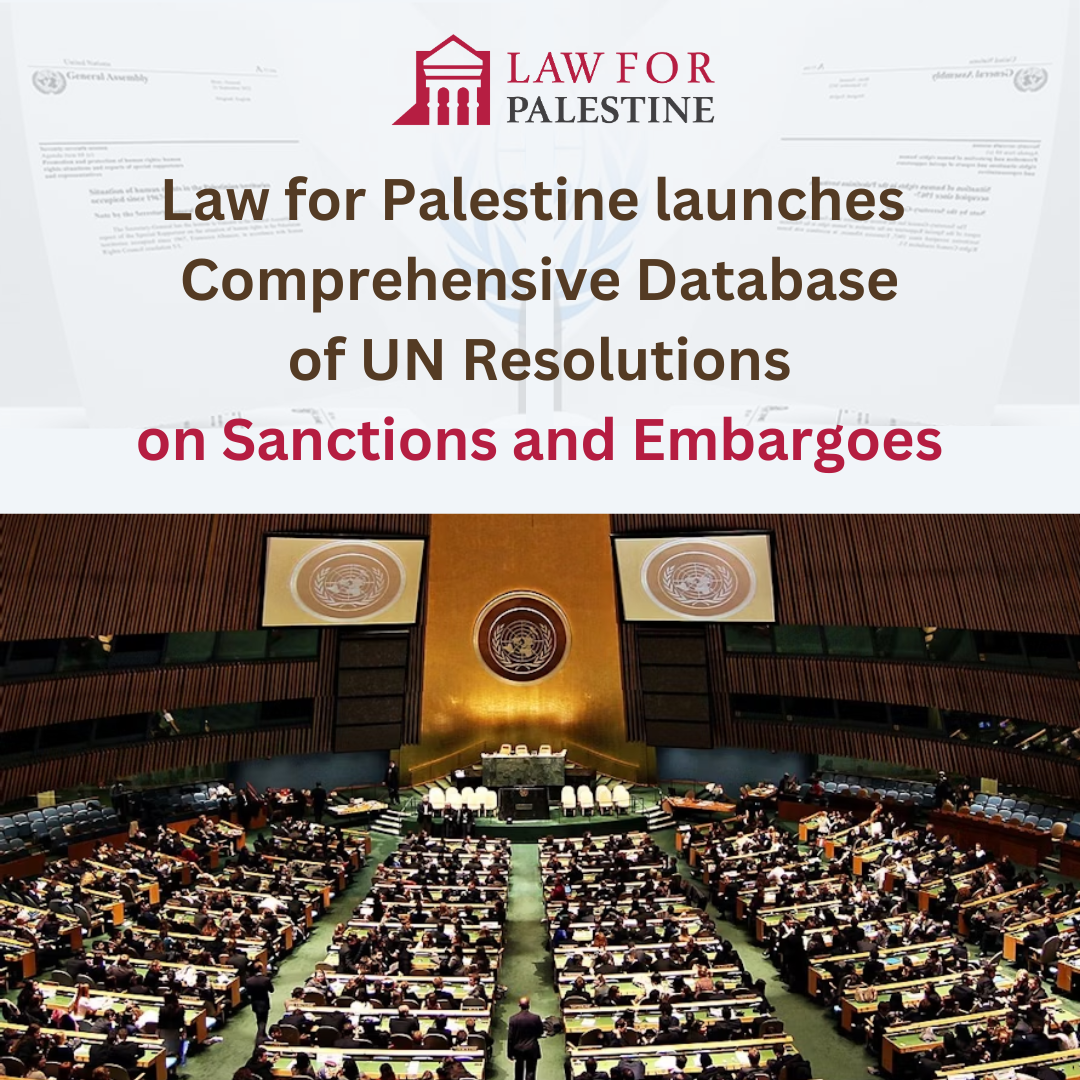 Database UN Resolutions Sanctions Embargoes