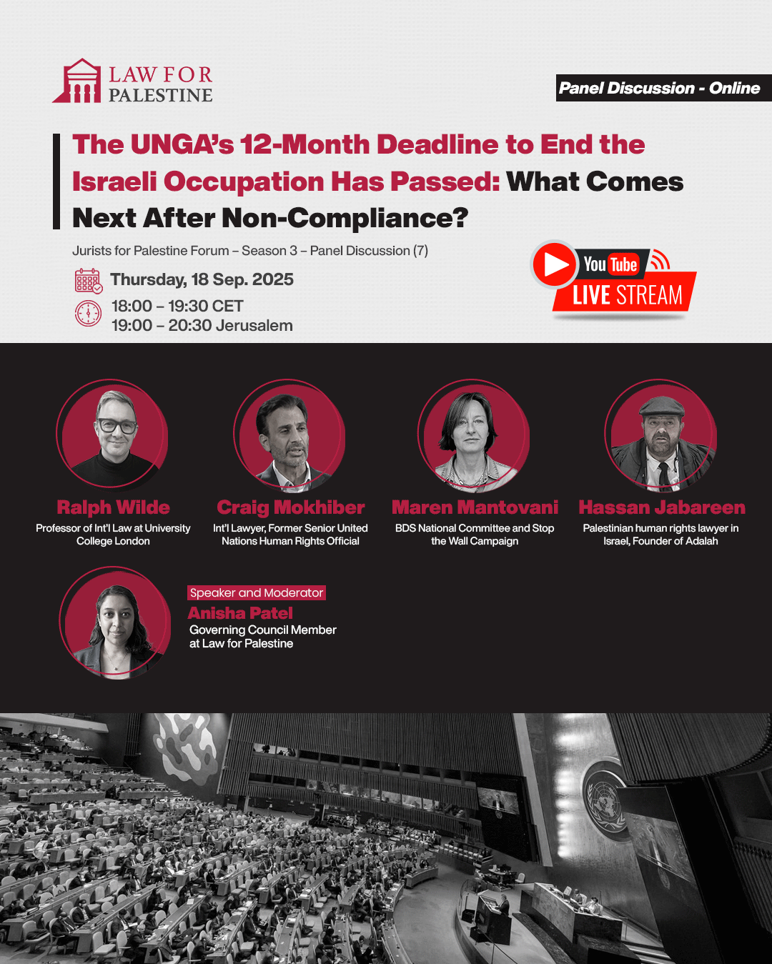 The UNGA’s 12-Month Deadline to End the Israeli Occupation Has Passed: What Comes Next After Non-Compliance?